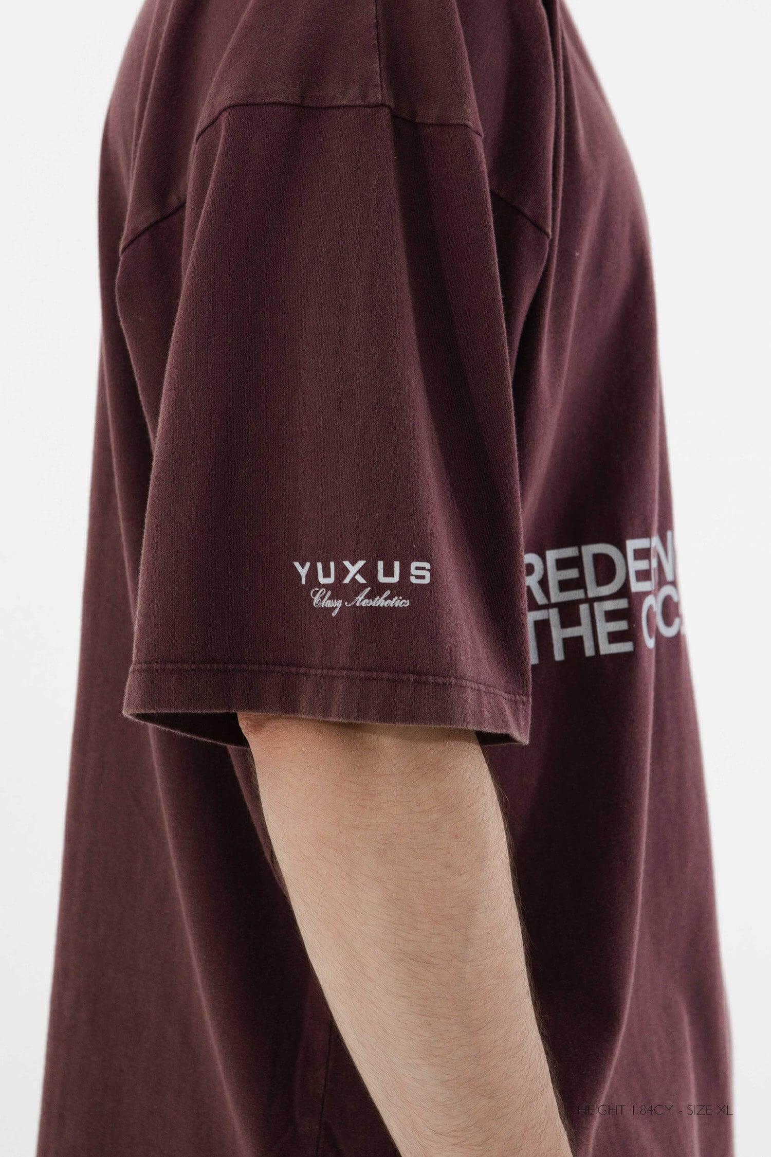 GARNET "OVERSEAS" TEE - YUXUS