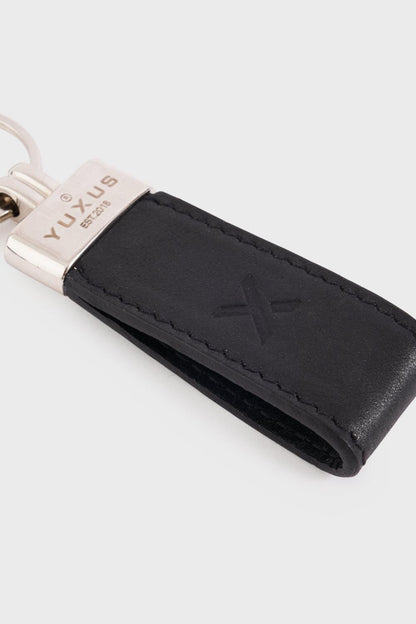 BLACK "FIVTH" KEY RING - YUXUS