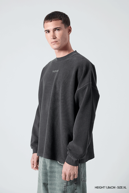 COAL "CRONOS" REVERSE CREWNECK