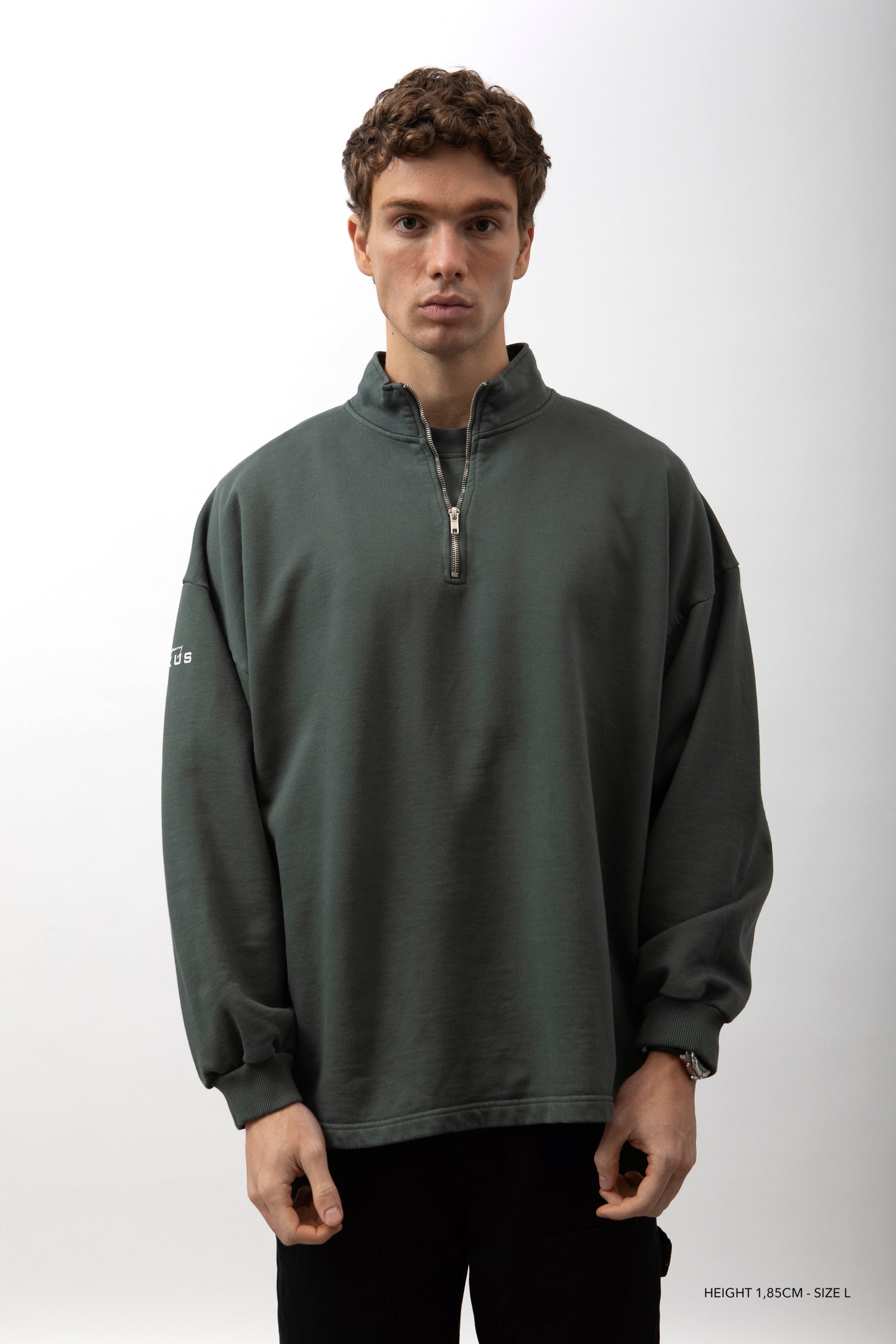 SHADOW "PATTERNS" HALF ZIP